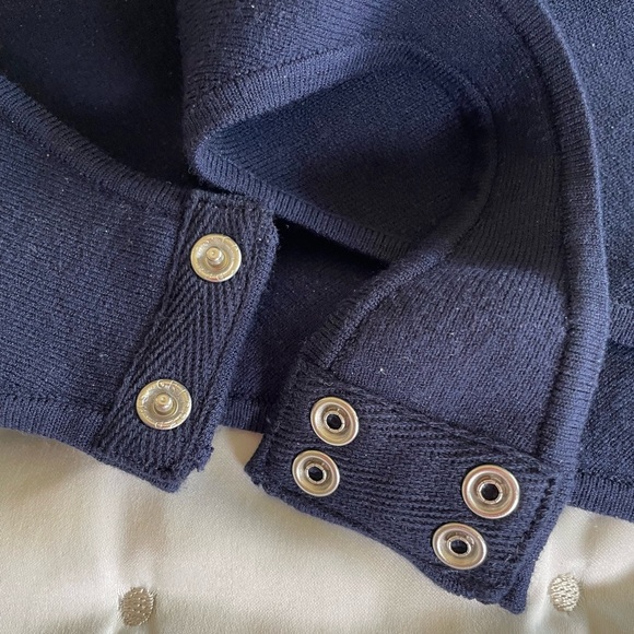 Banana Republic Navy Sleeveless Thong Bodysuit sz XL - Picture 3 of 8